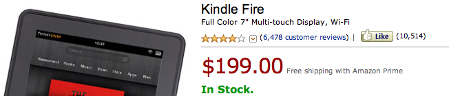 Kindle Fire Price